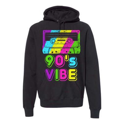 Retro 90's Vibe Vintage Premium Hoodie