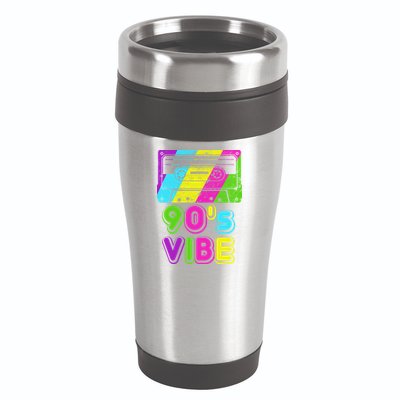 Retro 90's Vibe Vintage 16oz Travel Tumbler