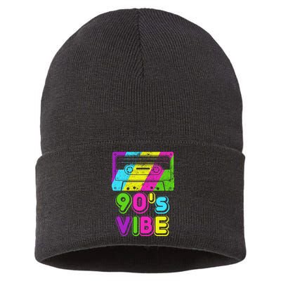 Retro 90's Vibe Vintage Sustainable Knit Beanie