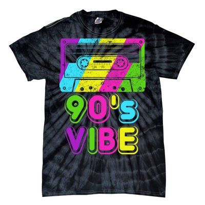 Retro 90's Vibe Vintage Tie-Dye T-Shirt