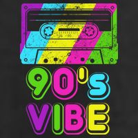Retro 90's Vibe Vintage Trucker Hat