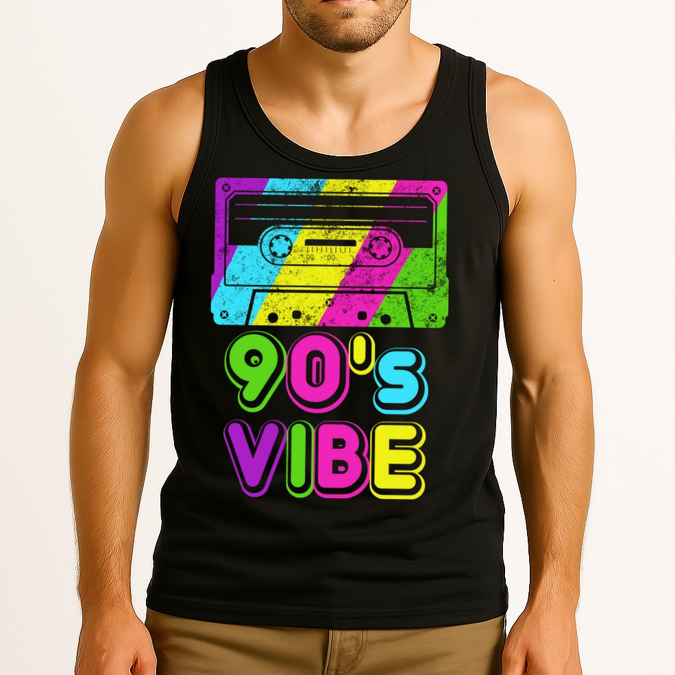 Retro 90's Vibe Vintage Tank Top