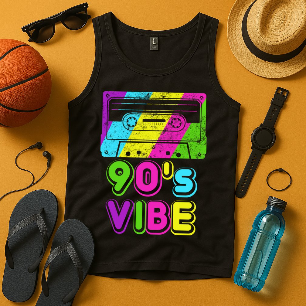 Retro 90's Vibe Vintage Tank Top