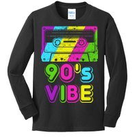 Retro 90's Vibe Vintage Kids Long Sleeve Shirt