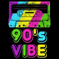 Retro 90's Vibe Vintage Full Zip Hoodie