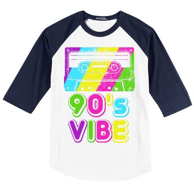 Retro 90's Vibe Vintage Baseball Sleeve Shirt