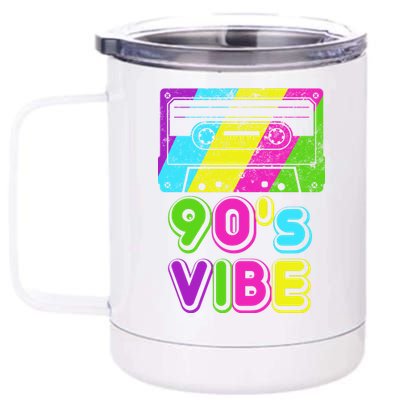 Retro 90's Vibe Vintage 12 oz Stainless Steel Tumbler Cup