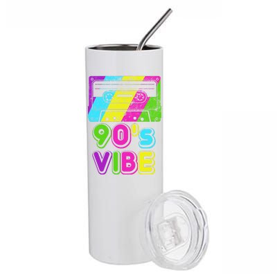 Retro 90's Vibe Vintage Stainless Steel Tumbler