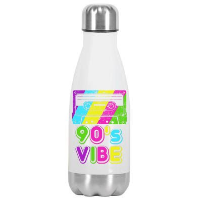 Retro 90's Vibe Vintage Stainless Steel Insulated Water Bottle