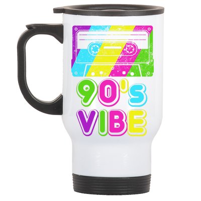 Retro 90's Vibe Vintage Stainless Steel Travel Mug