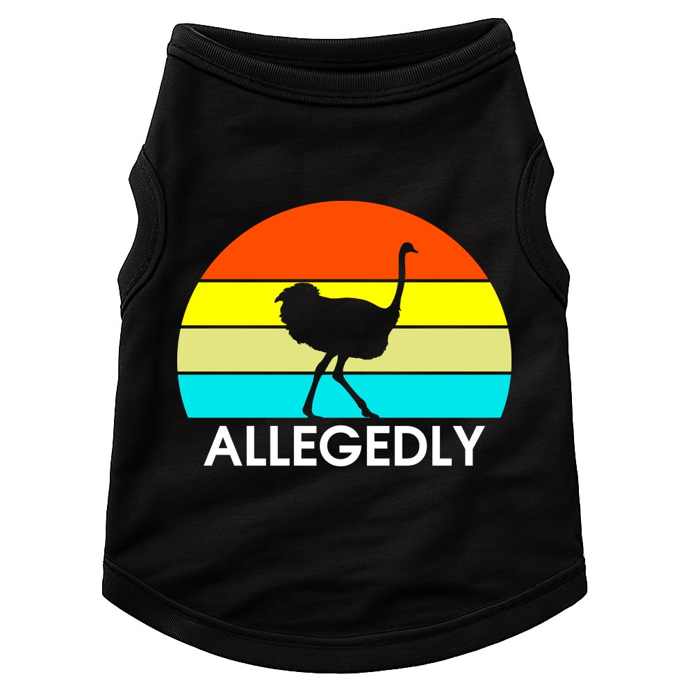 Retro Allegedly Ostrich Vintage Doggie Tank
