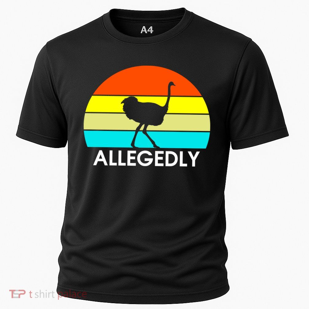 Retro Allegedly Ostrich Vintage Performance Shirt