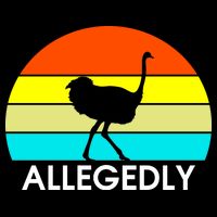 Retro Allegedly Ostrich Vintage Cooling Performance Crew T-Shirt