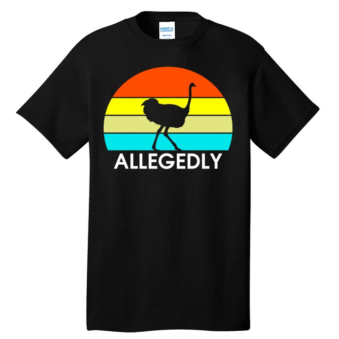 Retro Allegedly Ostrich Vintage Tall T-Shirt