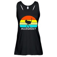 Retro Allegedly Ostrich Vintage Ladies Essential Flowy Tank