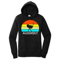 Retro Allegedly Ostrich Vintage Women's Pullover Hoodie