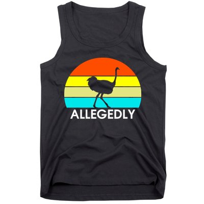 Retro Allegedly Ostrich Vintage Tank Top