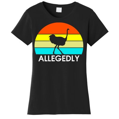 Retro Allegedly Ostrich Vintage Women's T-Shirt