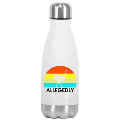 Retro Allegedly Ostrich Vintage Stainless Steel Insulated Water Bottle