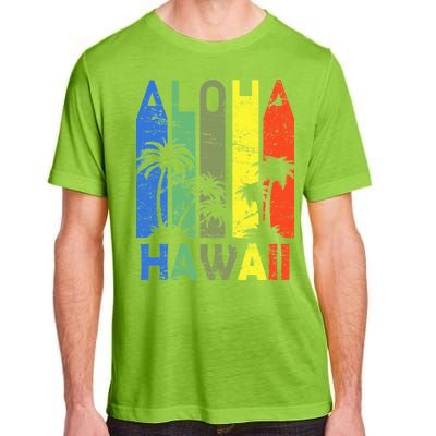 Retro Aloha Hawaii Logo Adult ChromaSoft Performance T-Shirt