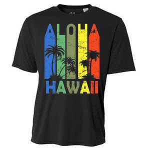 Retro Aloha Hawaii Logo Cooling Performance Crew T-Shirt