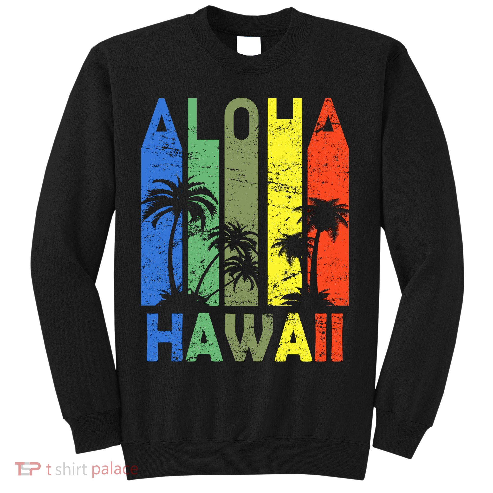 Retro Aloha Hawaii Logo Sweatshirt