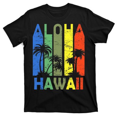 Retro Aloha Hawaii Logo T-Shirt