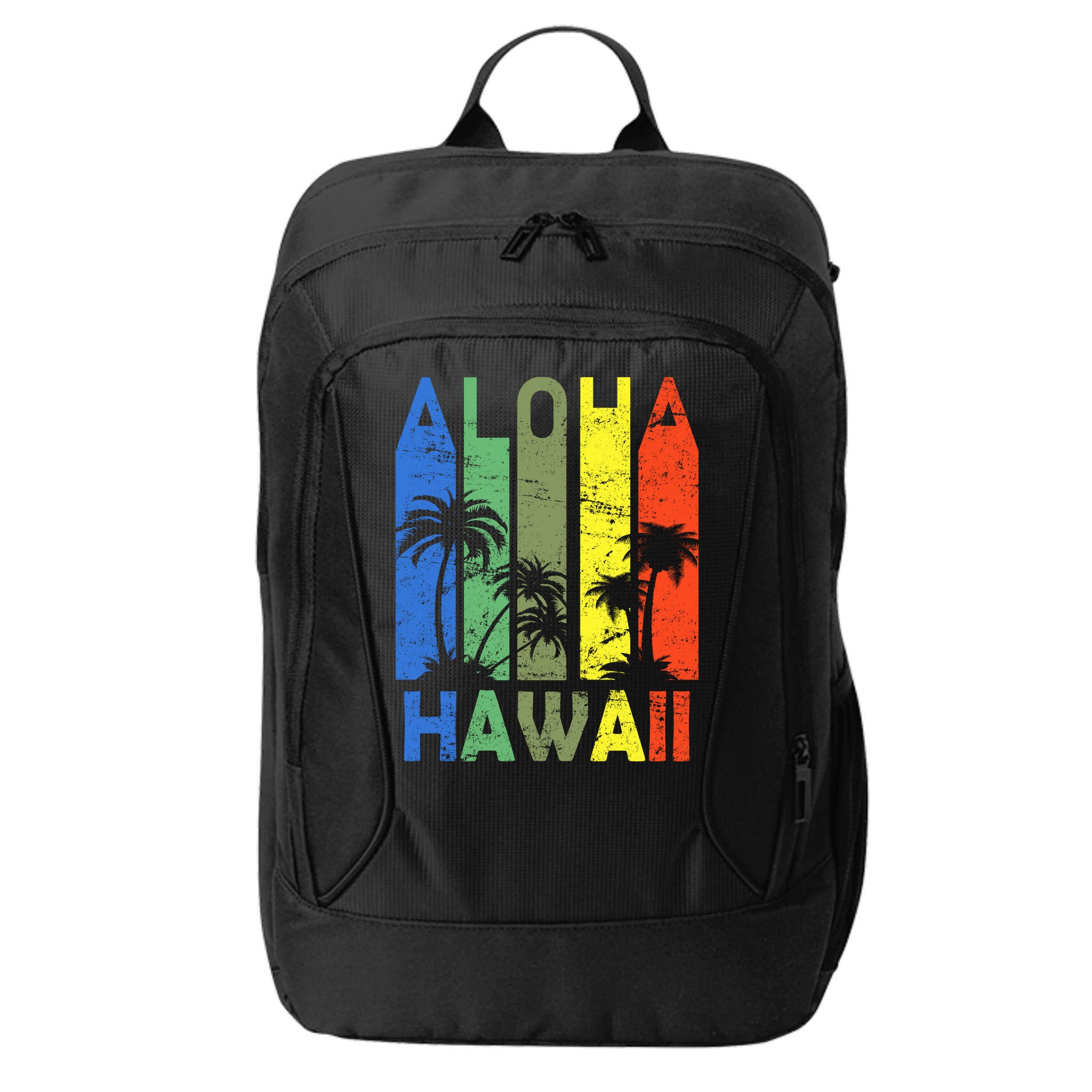 Retro Aloha Hawaii Logo City Backpack