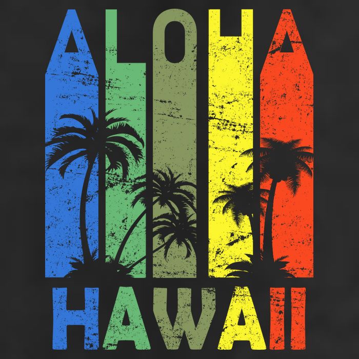 Retro Aloha Hawaii Logo Adult Drive Performance Visor