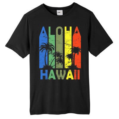 Retro Aloha Hawaii Logo Tall Fusion ChromaSoft Performance T-Shirt