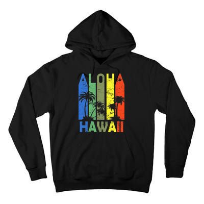 Retro Aloha Hawaii Logo Tall Hoodie