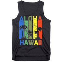 Retro Aloha Hawaii Logo Tank Top