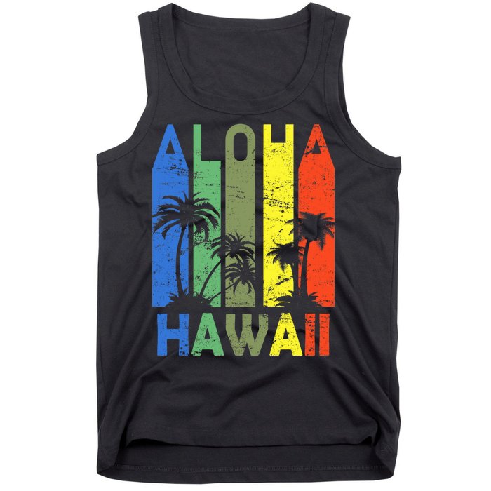 Retro Aloha Hawaii Logo Tank Top