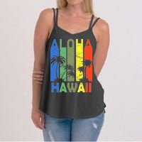 Retro Aloha Hawaii Logo Women's Strappy Tank