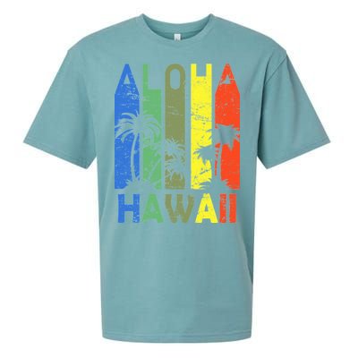 Retro Aloha Hawaii Logo Sueded Cloud Jersey T-Shirt