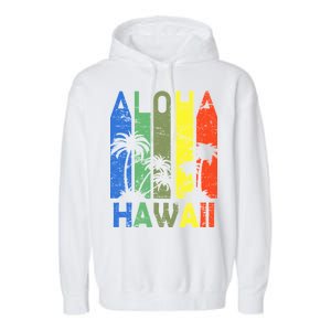 Retro Aloha Hawaii Logo Garment-Dyed Fleece Hoodie