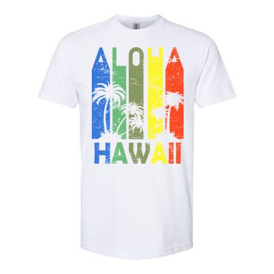 Retro Aloha Hawaii Logo Softstyle® CVC T-Shirt