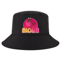 Retro Aloha Summer Fun Pink Logo Cool Comfort Performance Bucket Hat