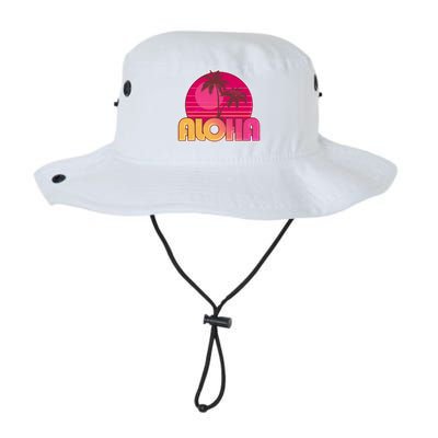 Retro Aloha Summer Fun Pink Logo Legacy Cool Fit Booney Bucket Hat