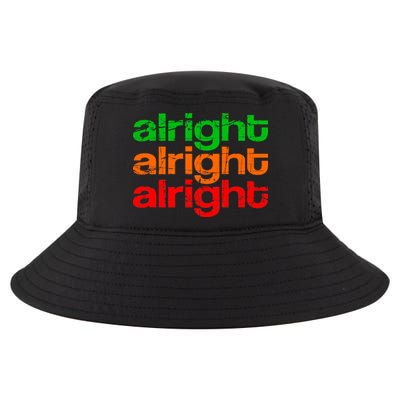 Retro Alright Logo Cool Comfort Performance Bucket Hat