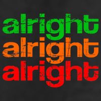 Retro Alright Logo Adult Drive Performance Visor