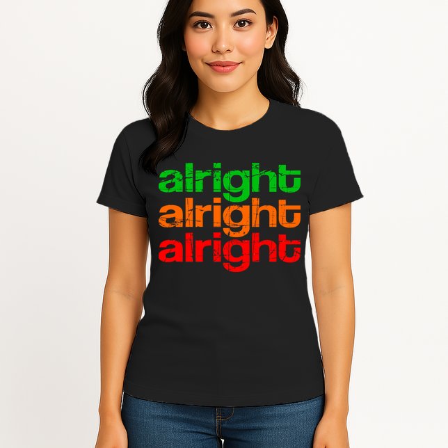 Retro Alright Logo Womens T-Shirt