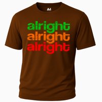Retro Alright Logo Cooling Performance Crew T-Shirt
