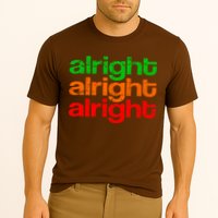 Retro Alright Logo Cooling Performance Crew T-Shirt