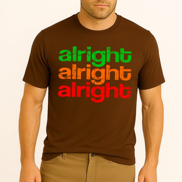 Retro Alright Logo Cooling Performance Crew T-Shirt