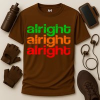 Retro Alright Logo Cooling Performance Crew T-Shirt
