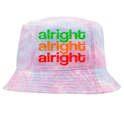 Retro Alright Logo Tie-Dyed Bucket Hat