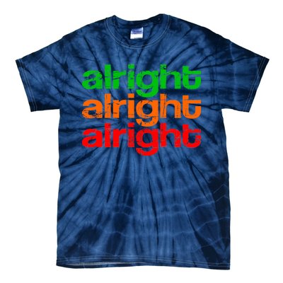 Retro Alright Logo Tie-Dye T-Shirt