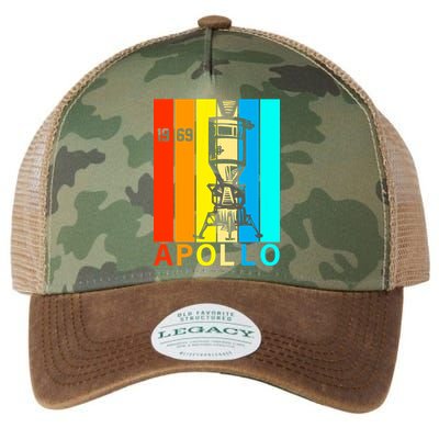 Retro Apollo 11 50th Anniversary 1969 Legacy Tie Dye Trucker Hat