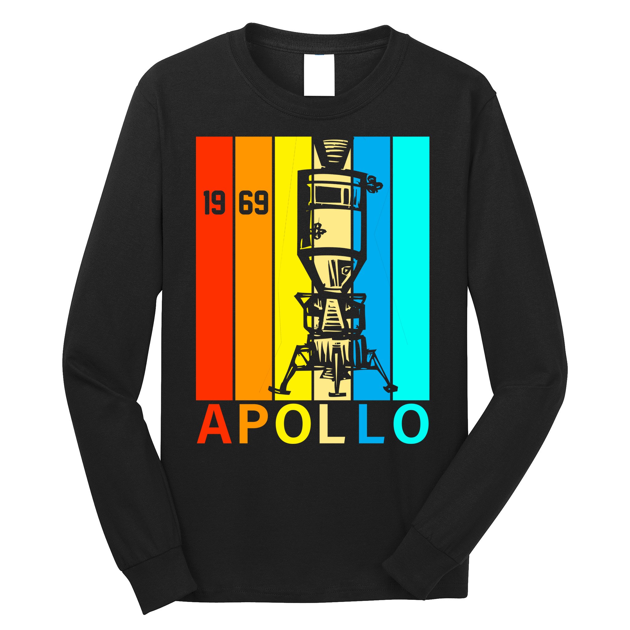 Retro Apollo 11 50th Anniversary 1969 Long Sleeve Shirt